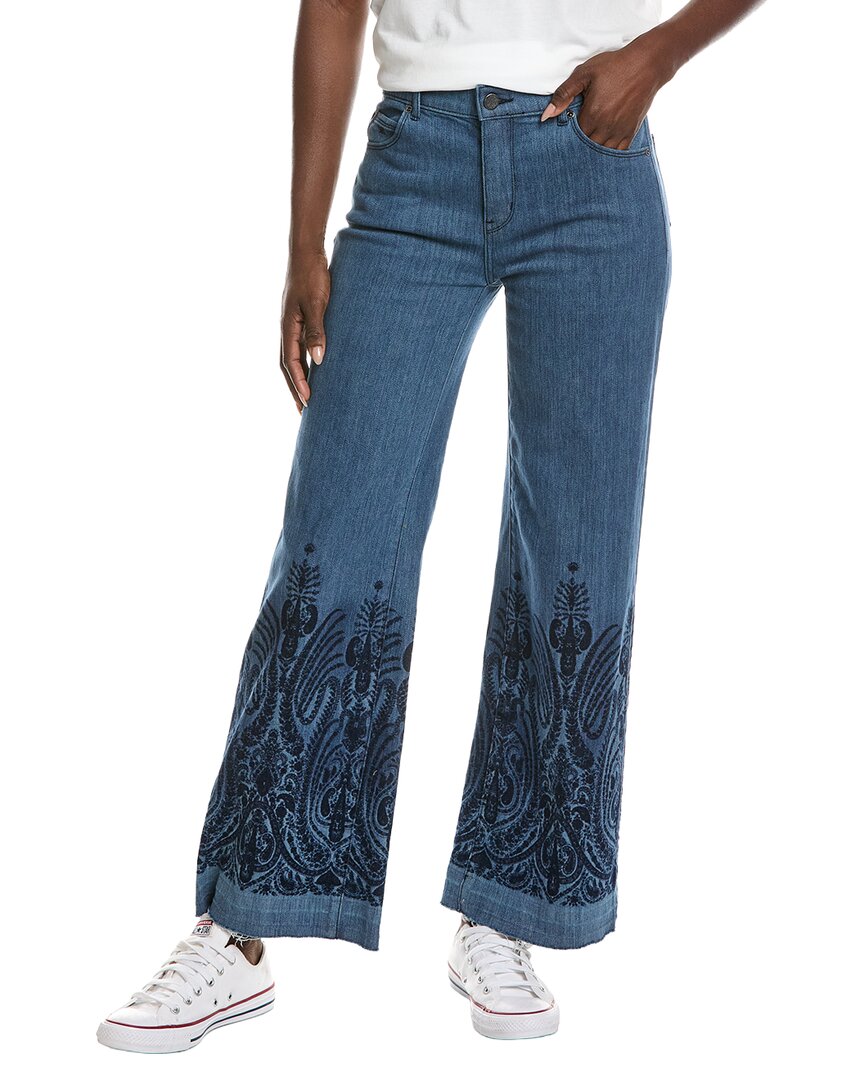 Shira Print Denim Pant