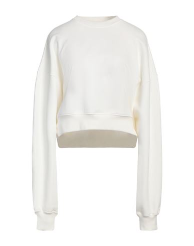 Wardrobe. nyc Woman Sweatshirt Off white Size XS Cotton