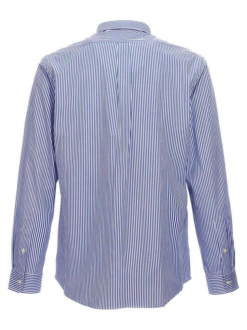 Blue logo embroidered Shirt