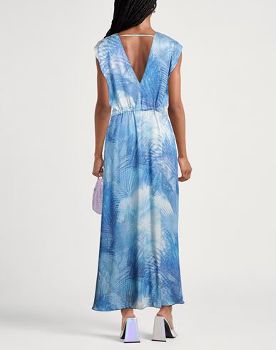 Woman Maxi dress Light blue Size 4 Viscose