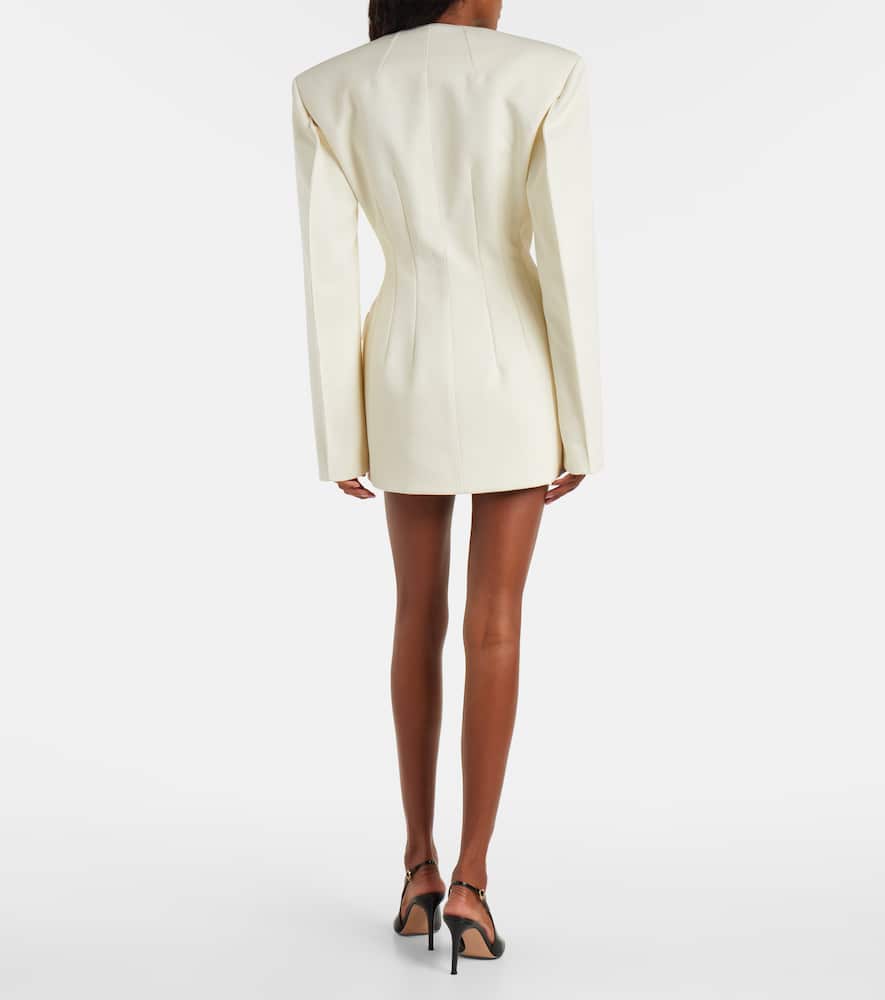 RHW double-breasted minidress