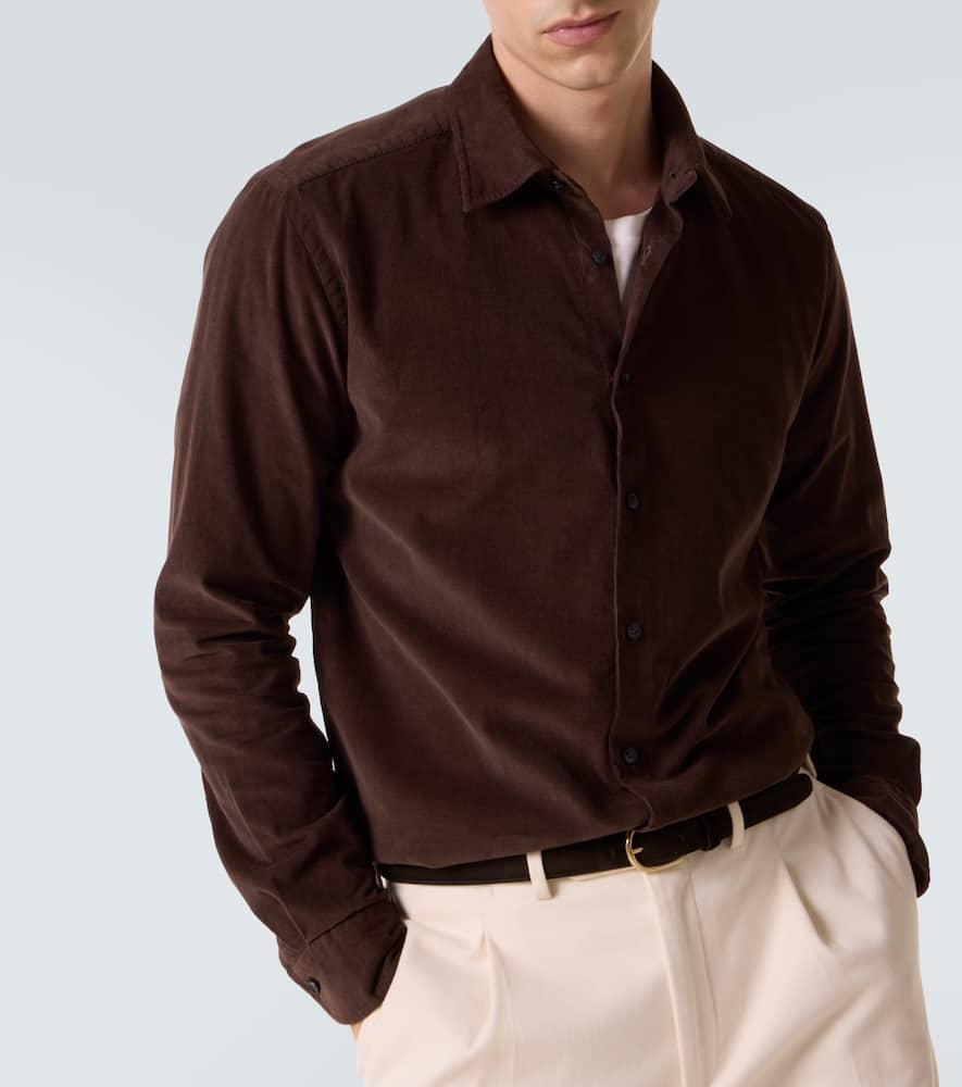 Cotton corduroy shirt