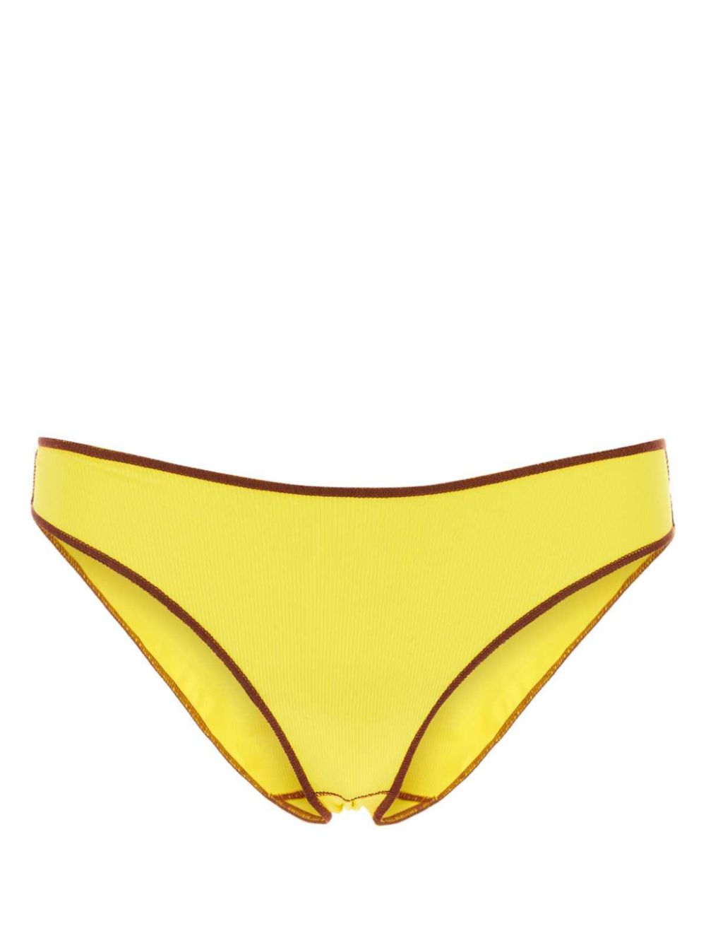 Vein bikini bottoms - Yellow