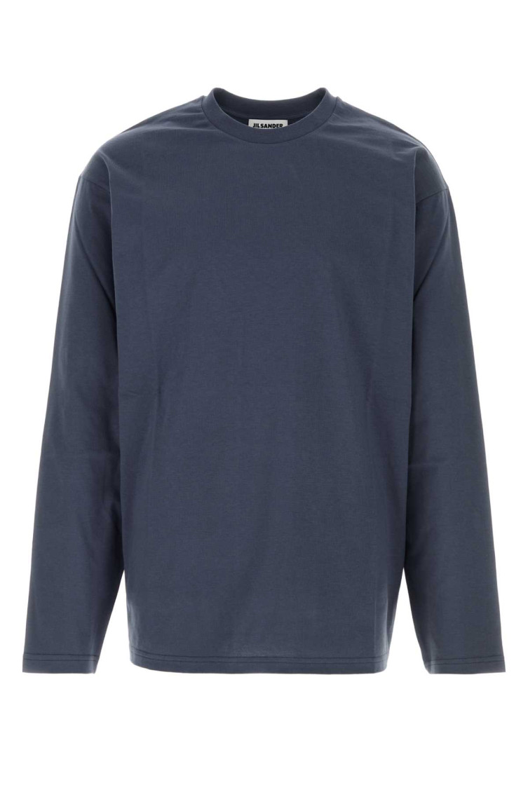 Navy Blue Cotton T-shirt