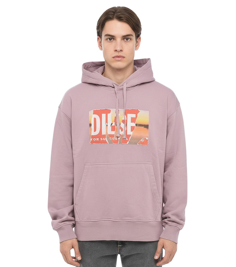 Dusty Pink Graphic Hoodie
