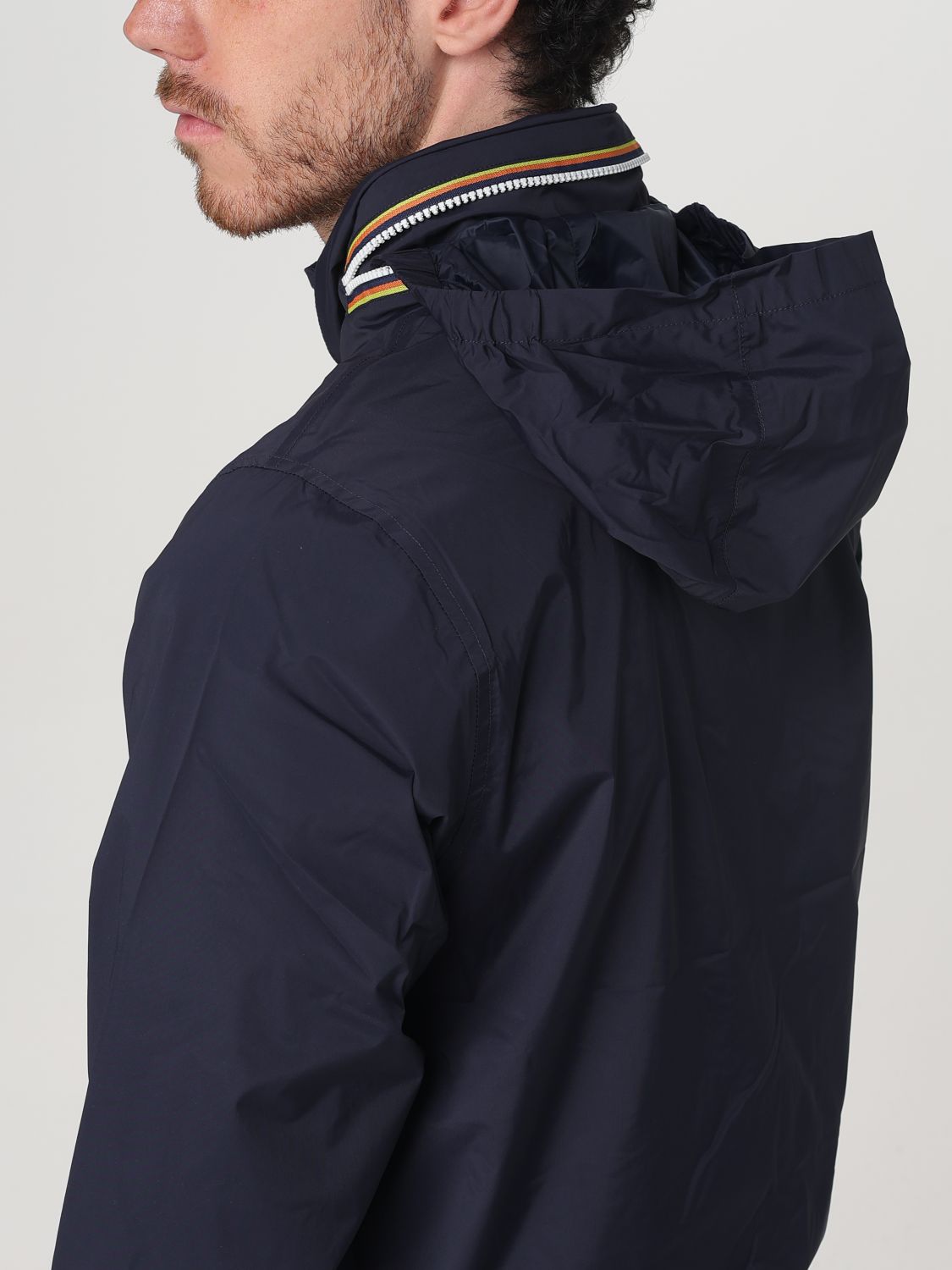 Jacket K-WAY Men color Blue