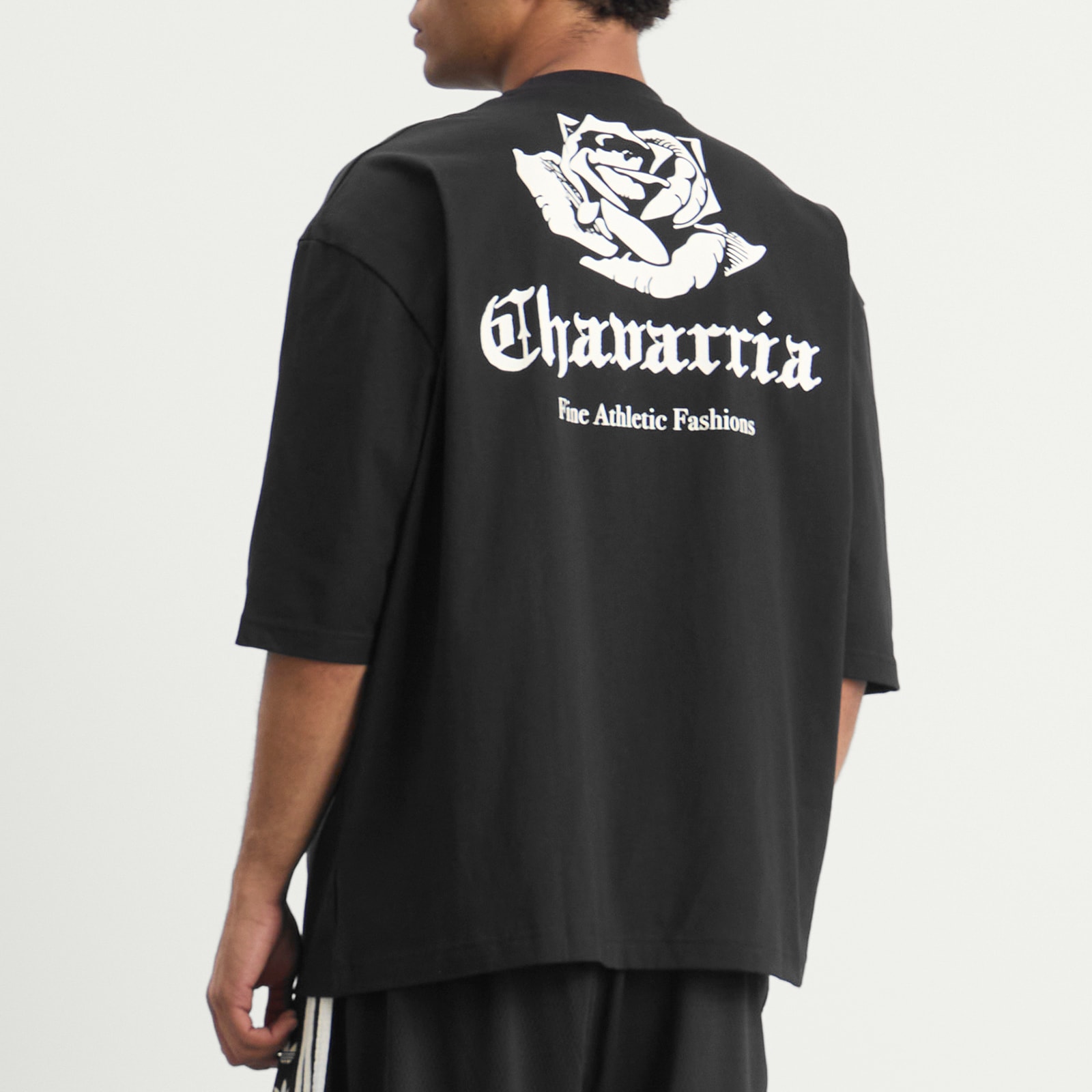 Men's x Willy Chavarria Logo T-Shirt in Black