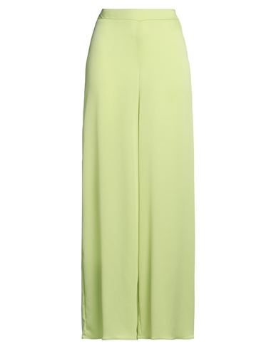 Woman Pants Lime green Size 6 Polyester