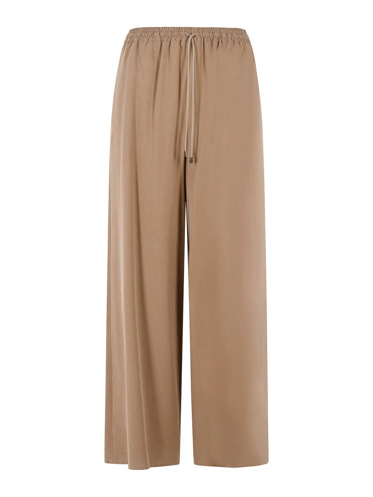 Max Mara - genero silk wide leg relaxed trouser