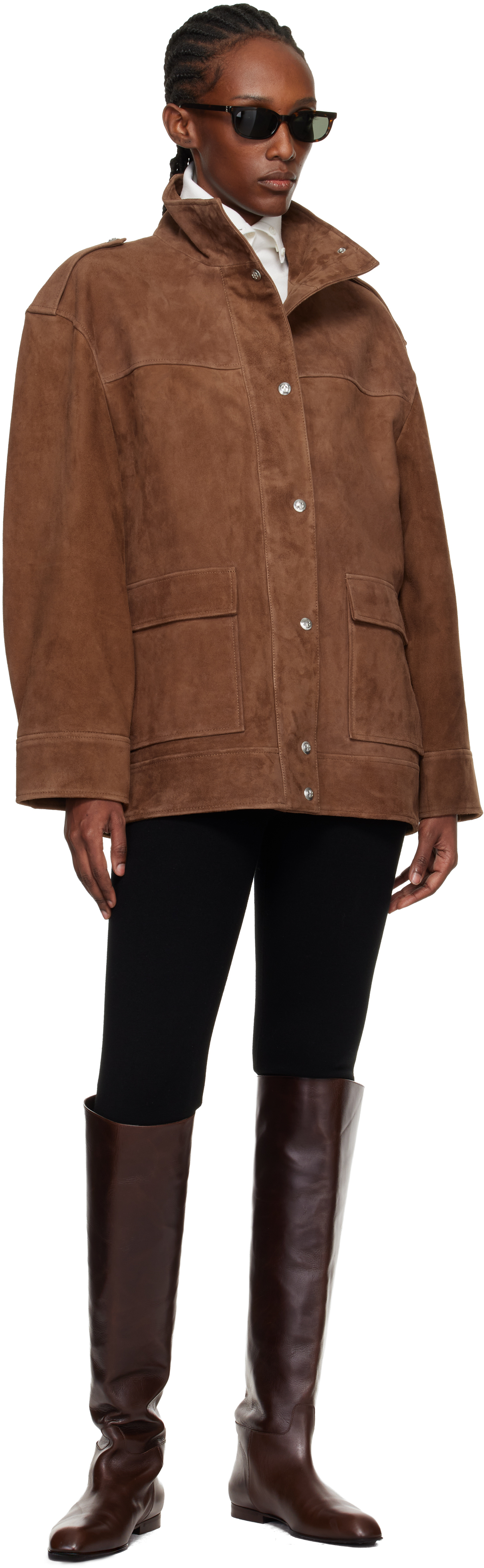 Tan Roux Suede Jacket