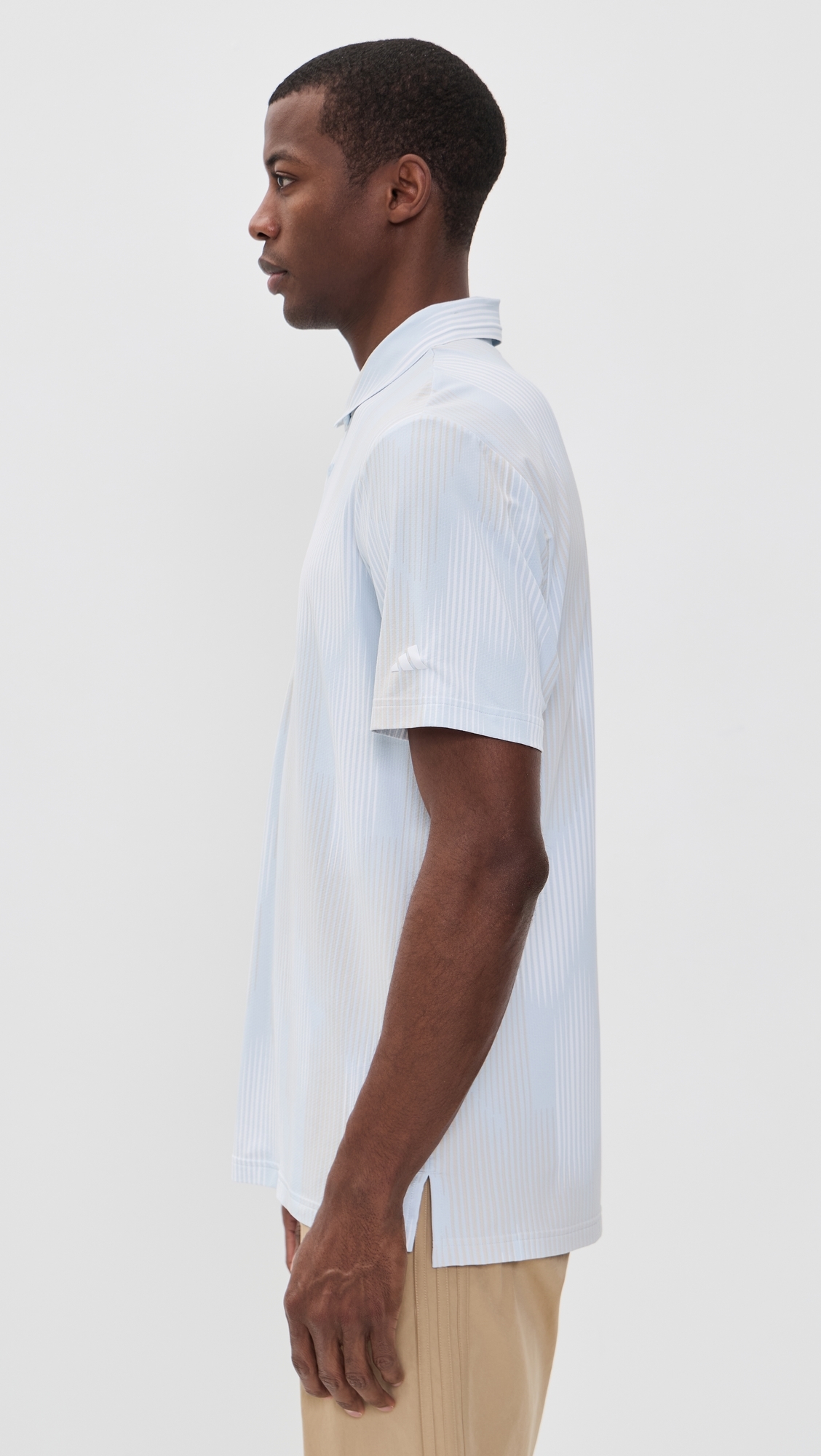 Ultimate365 Tour Cool Feel Print Polo Shirt Crystal Sky