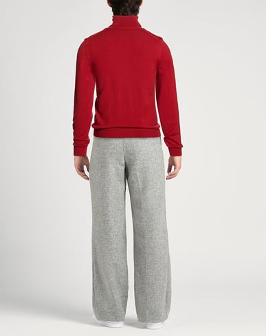 Man Turtleneck Red Size 42 Virgin Wool, Polyamide