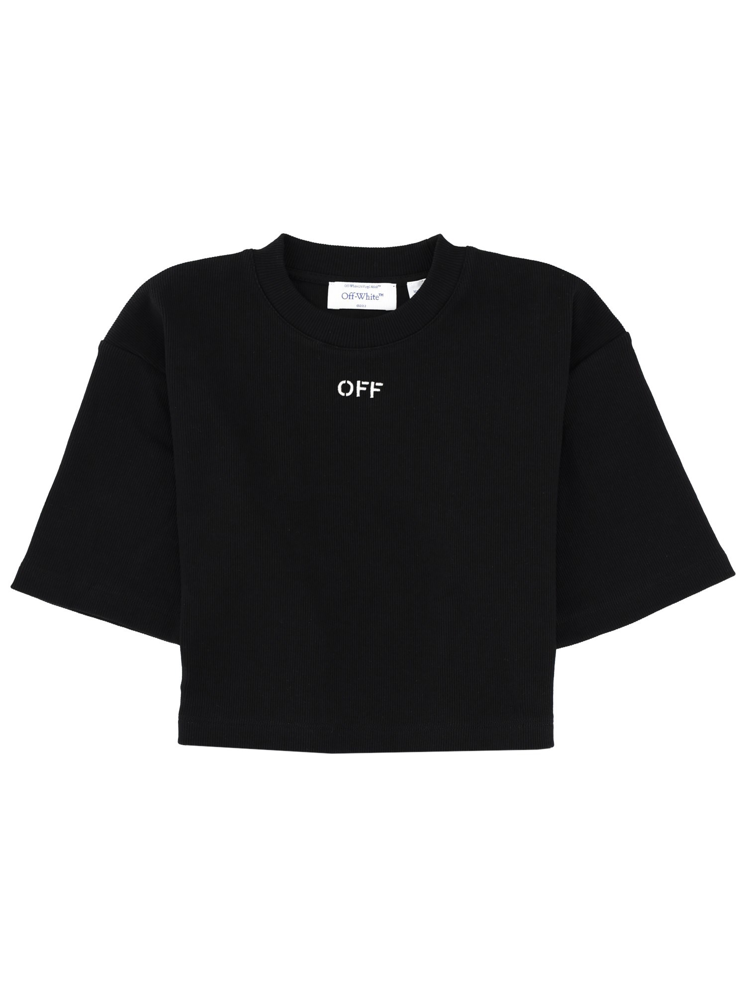 Cropped t-shirt with logo