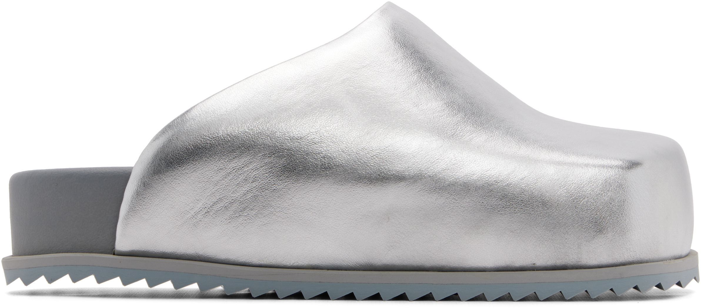 SSENSE Exclusive Silver Truck Slip-on Loafers