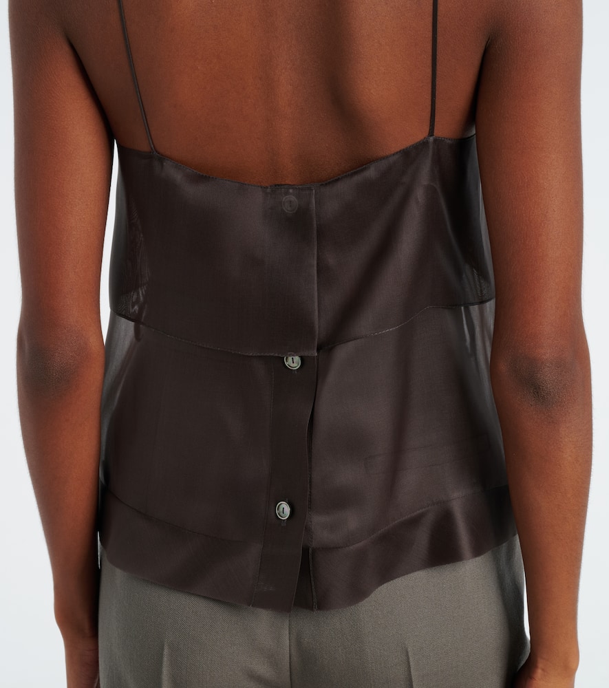 Carmen sheer silk camisole