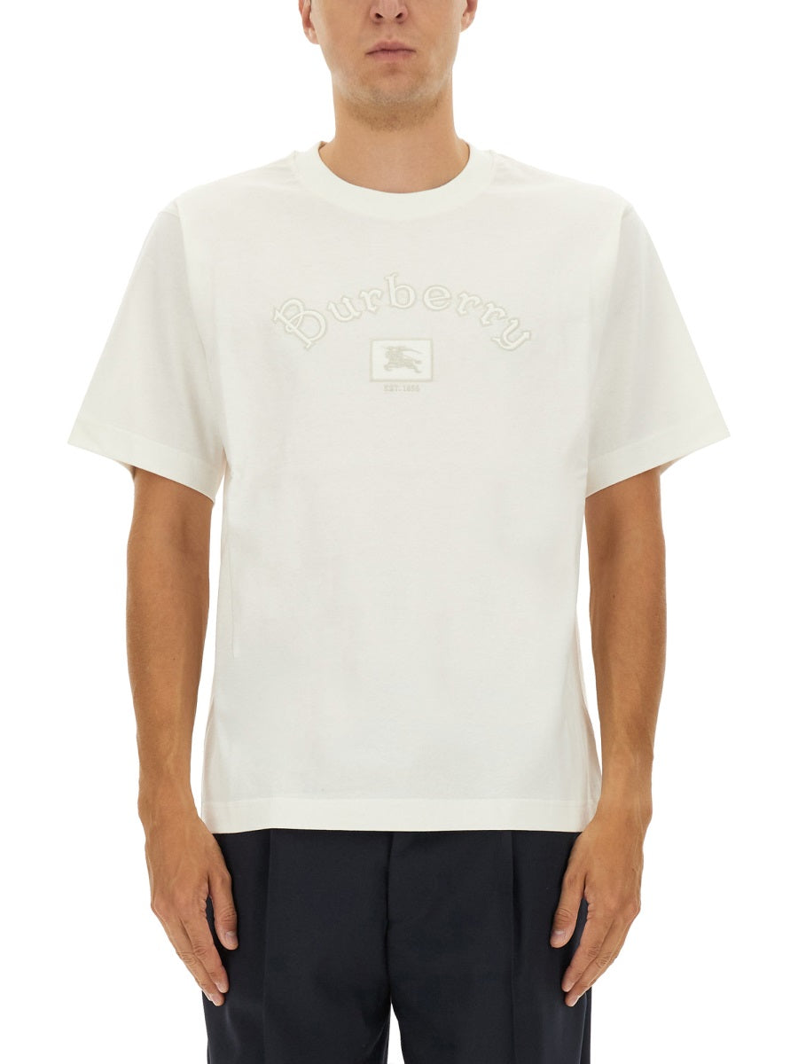 Gothic Logo Cotton T-shirt - Men