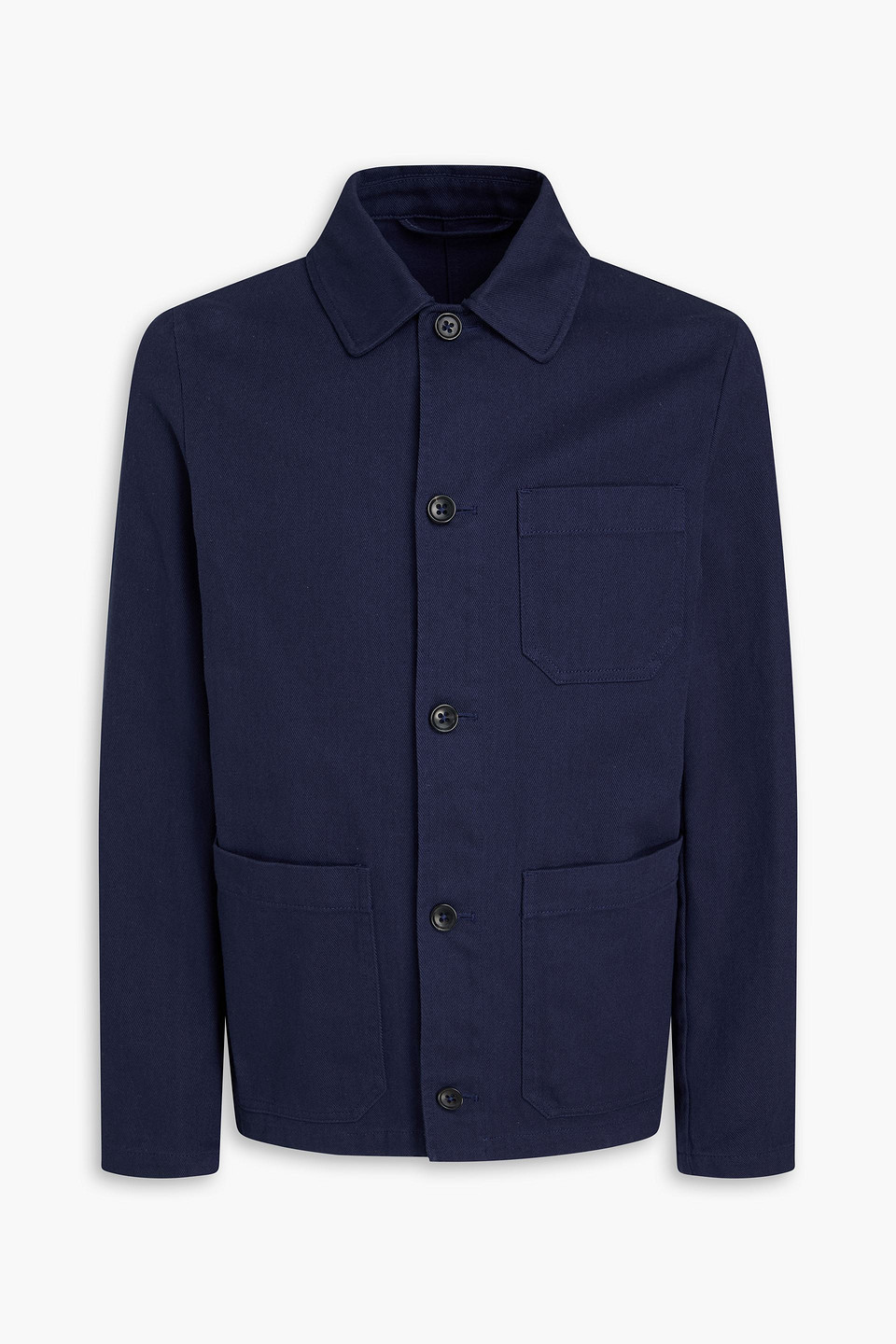 Cotton-gabardine jacket - Blue - IT 46