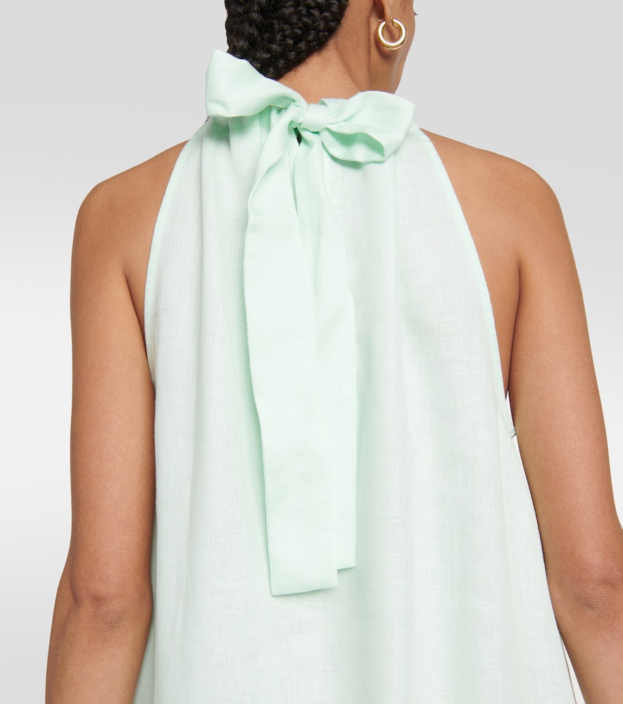 Asceno Ibiza linen maxi dress