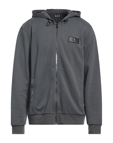 Man Sweatshirt Grey Size XXL Polyester, Cotton