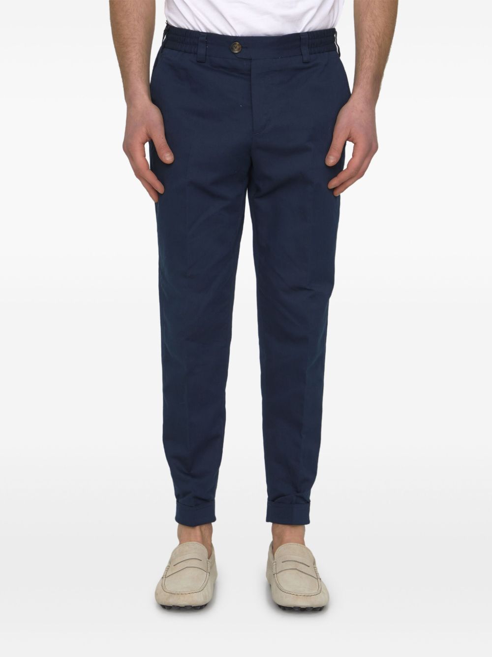 Cropped trousers - Neutrals