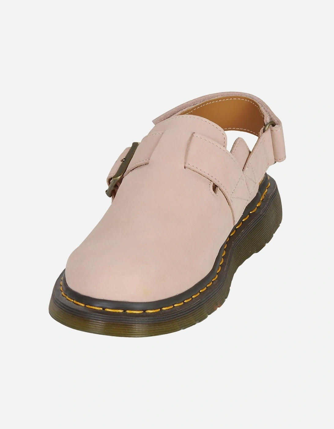 Dr Martens Women's Jorge II Mule Milled Nubuck - Powder Pink - Size: 4