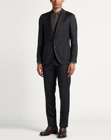 Man Suit Charcoal Size 46 Wool