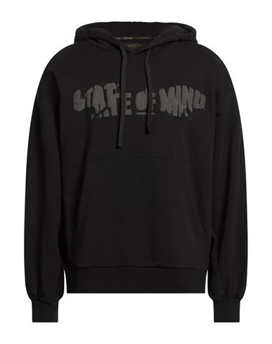Man Sweatshirt Black Size L Cotton