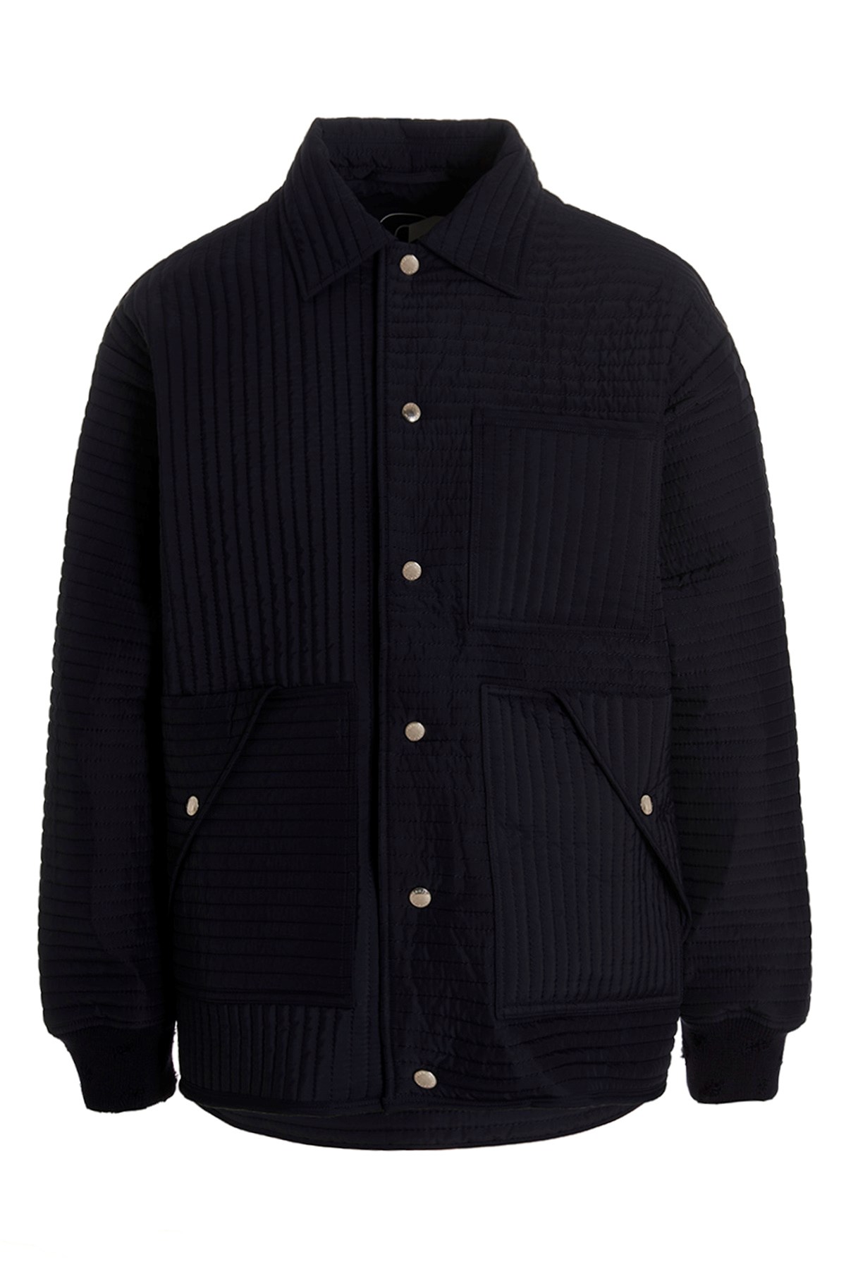 'Chore Quilted Stripes' Down Jacket