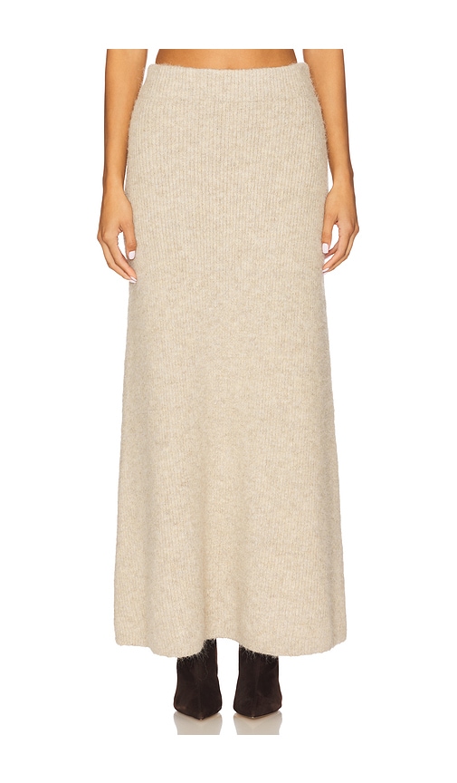 & Reckless Adriena Skirt in Beige. - XL also in L, M