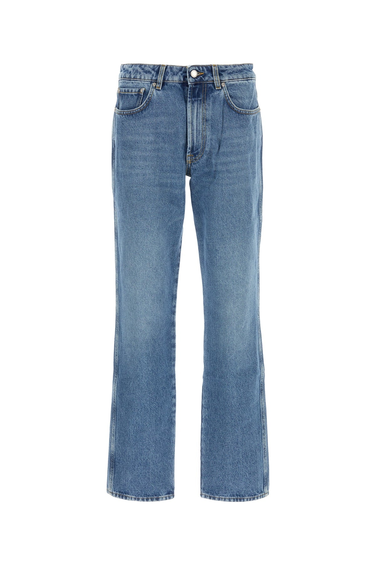 Five-Pocket Denim Jeans — Blue