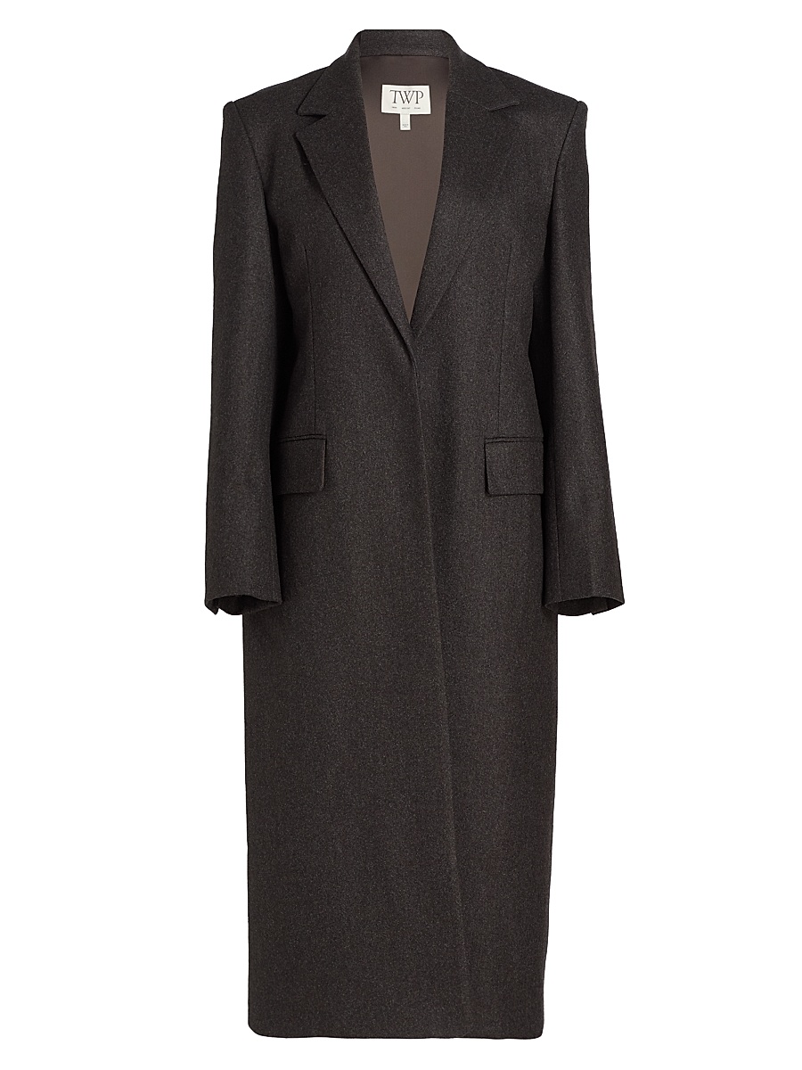 Women's Mattie Wool-Blend Coat - Charcoal