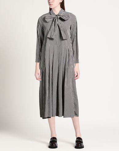 Woman Midi dress Black Size 2 Cotton