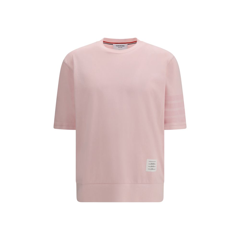 4-Bar Cotton Jersey T-Shirt — Pink