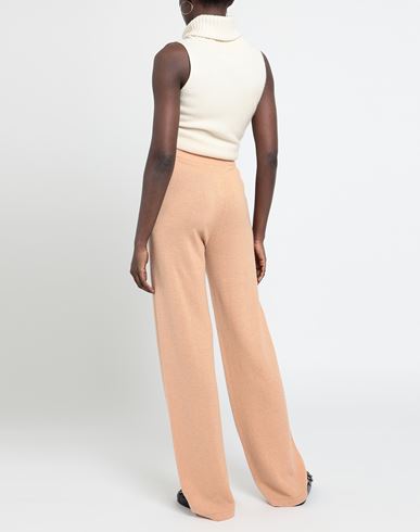 Woman Pants Sand Size S Wool, Cashmere
