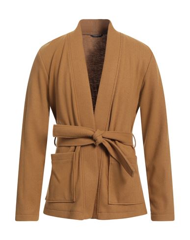 Daniele Alessandrini Man Jacket Camel Size 38 Polyester, Acrylic, Viscose