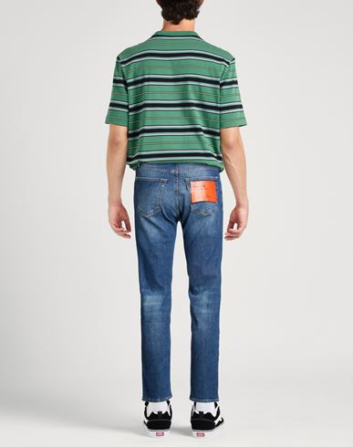 Man Jeans Blue Size 30 Organic cotton, Rubber