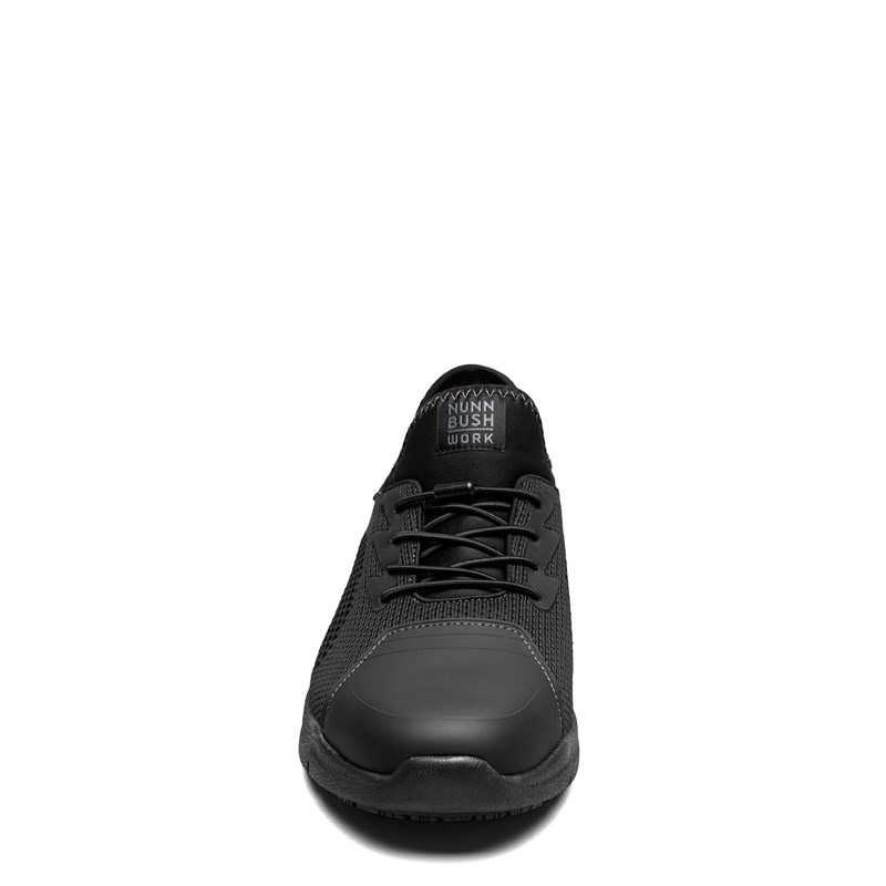 Men's Grazie Work Splash Guard Oxford Shoes (Black)