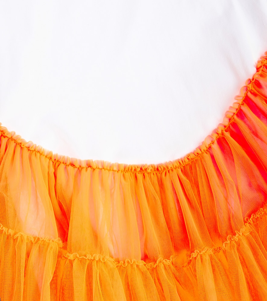 Caroline Bosmans Jersey and tulle dress