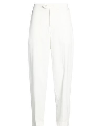 Man Pants White Size M Cotton