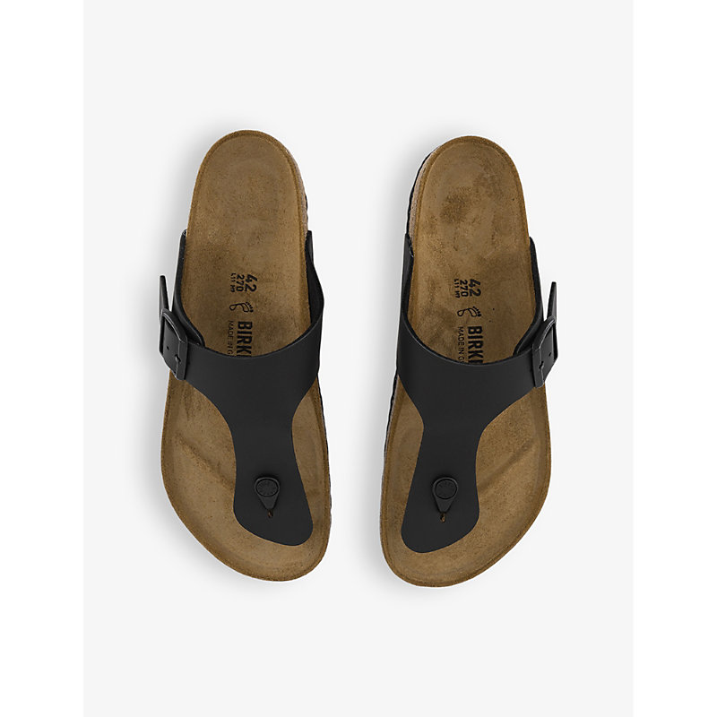 Mens BF Black Ramses Thong Woven Sandals