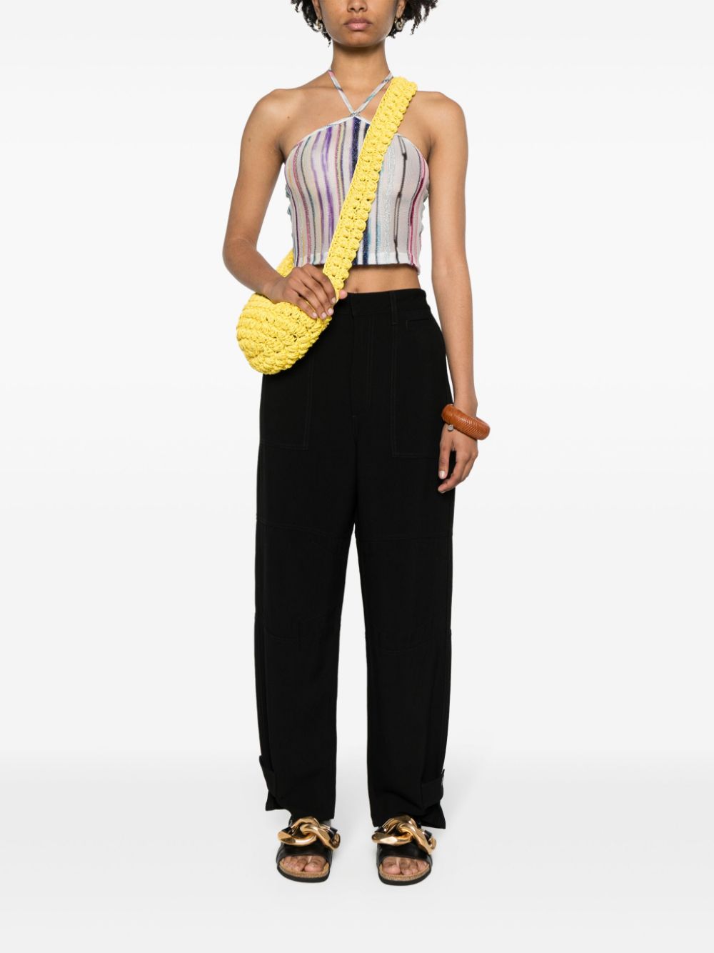 Loewe Paula's Ibiza Linen Blend Cargo Trousers