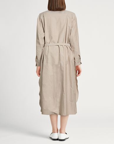 Woman Midi dress Beige Size 8 Cotton, Polyester
