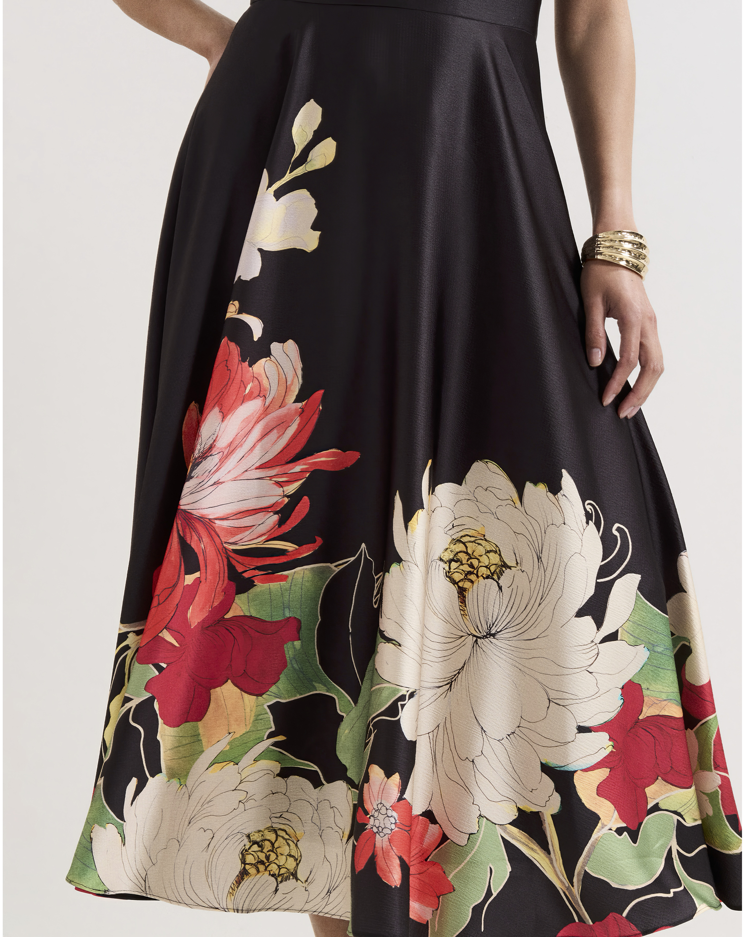 Phase Eight Cheryl Satin Midi Dre