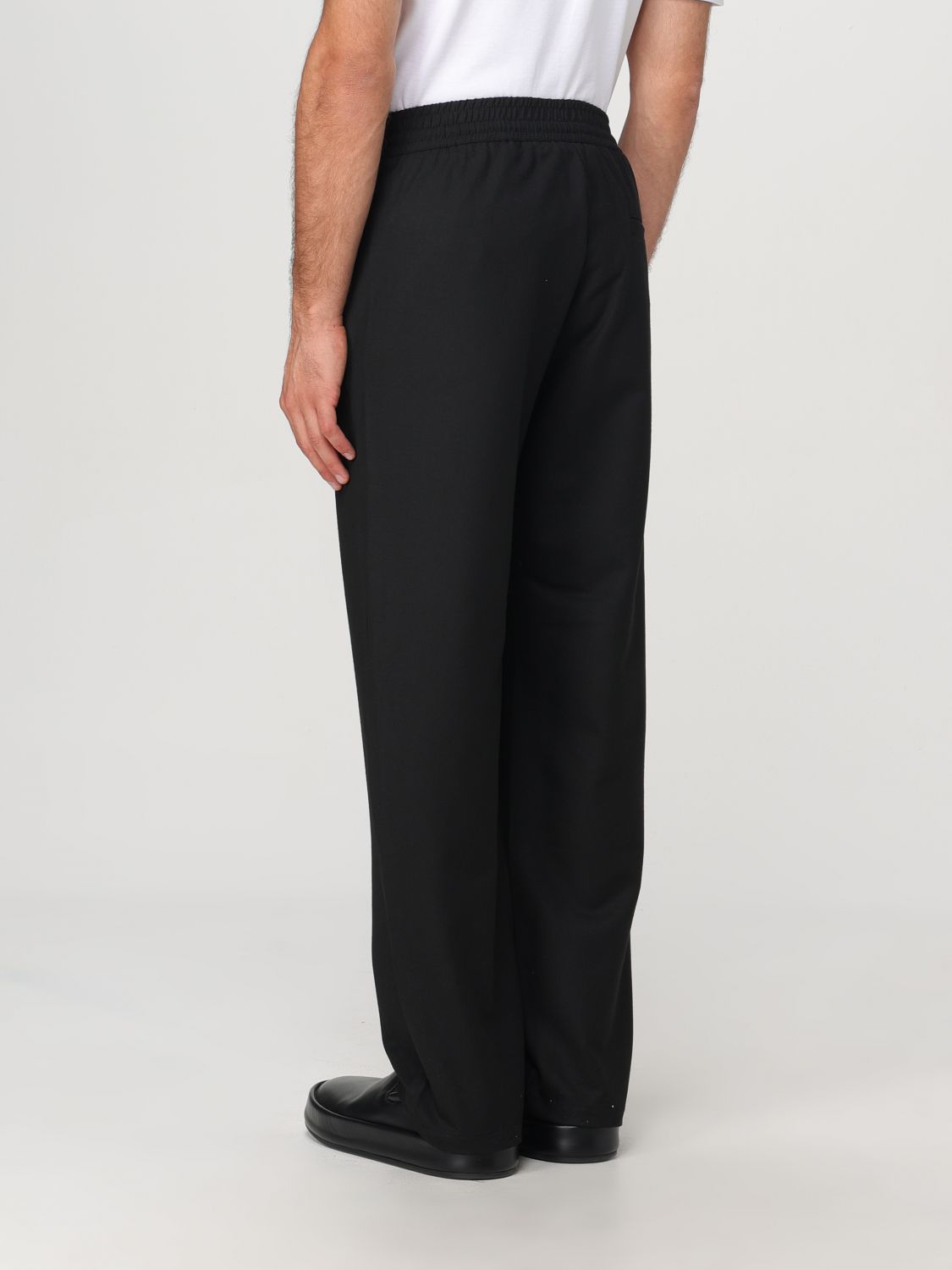 Logo-patch trousers - Black