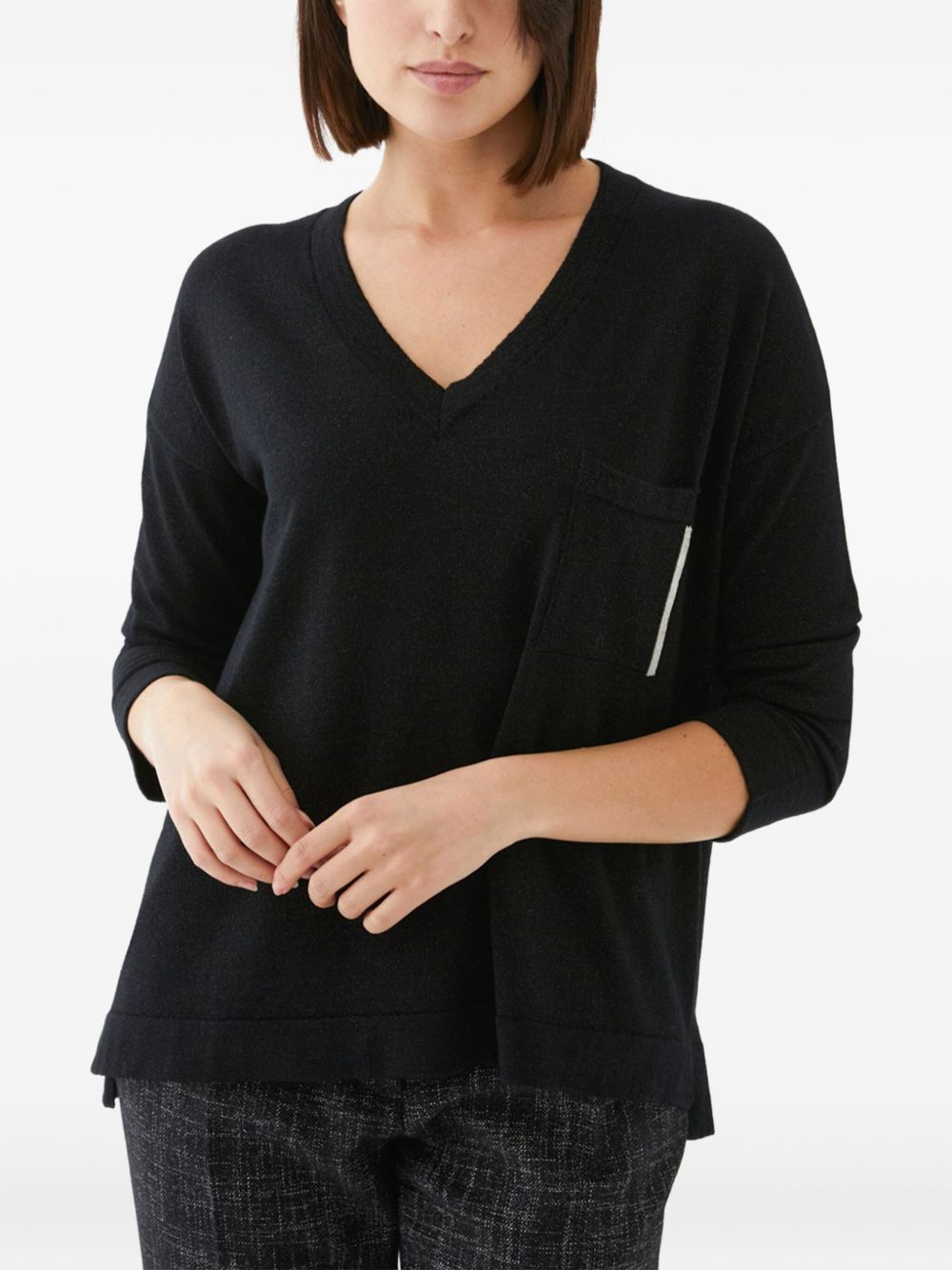 BIANCALANCIA virgin-wool sweater - Black