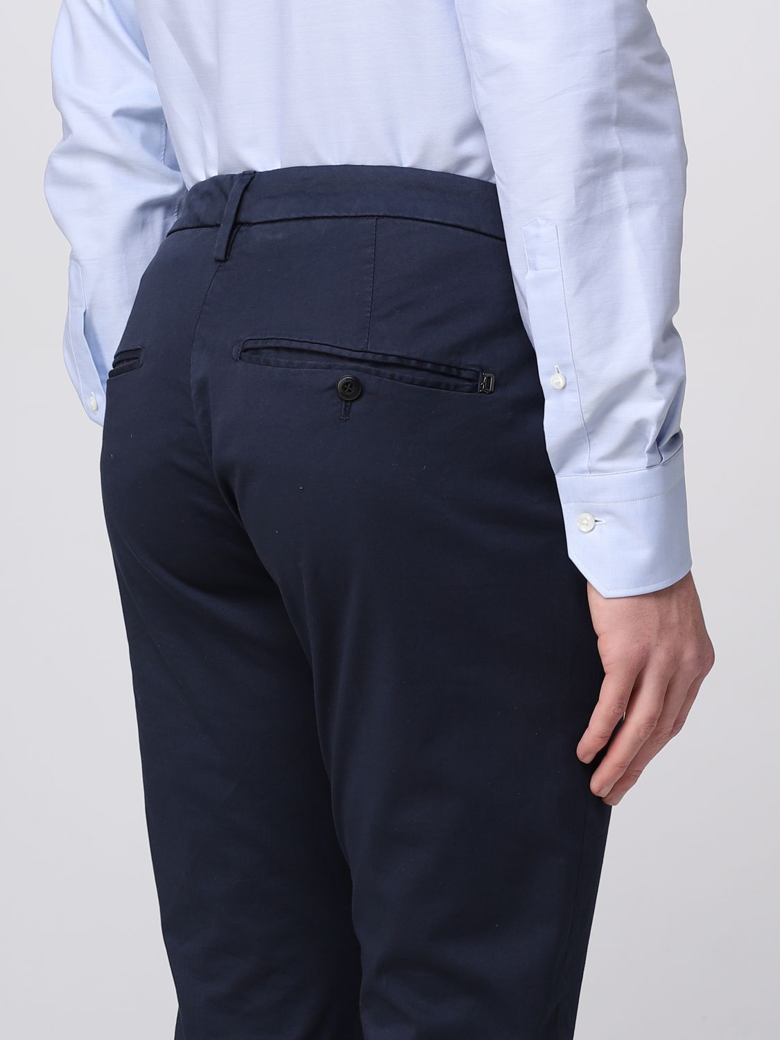Pants Men color Blue