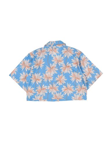 Camicia Beautiful Drama Kid Girl Shirt Sky blue Size 10 Cotton, Viscose