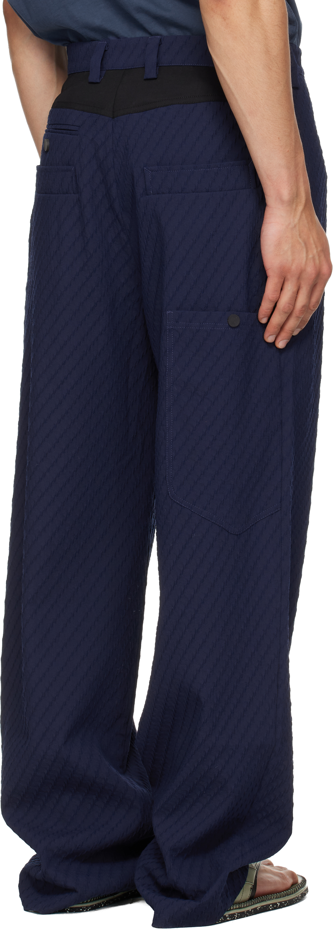 Blue Noro Trousers