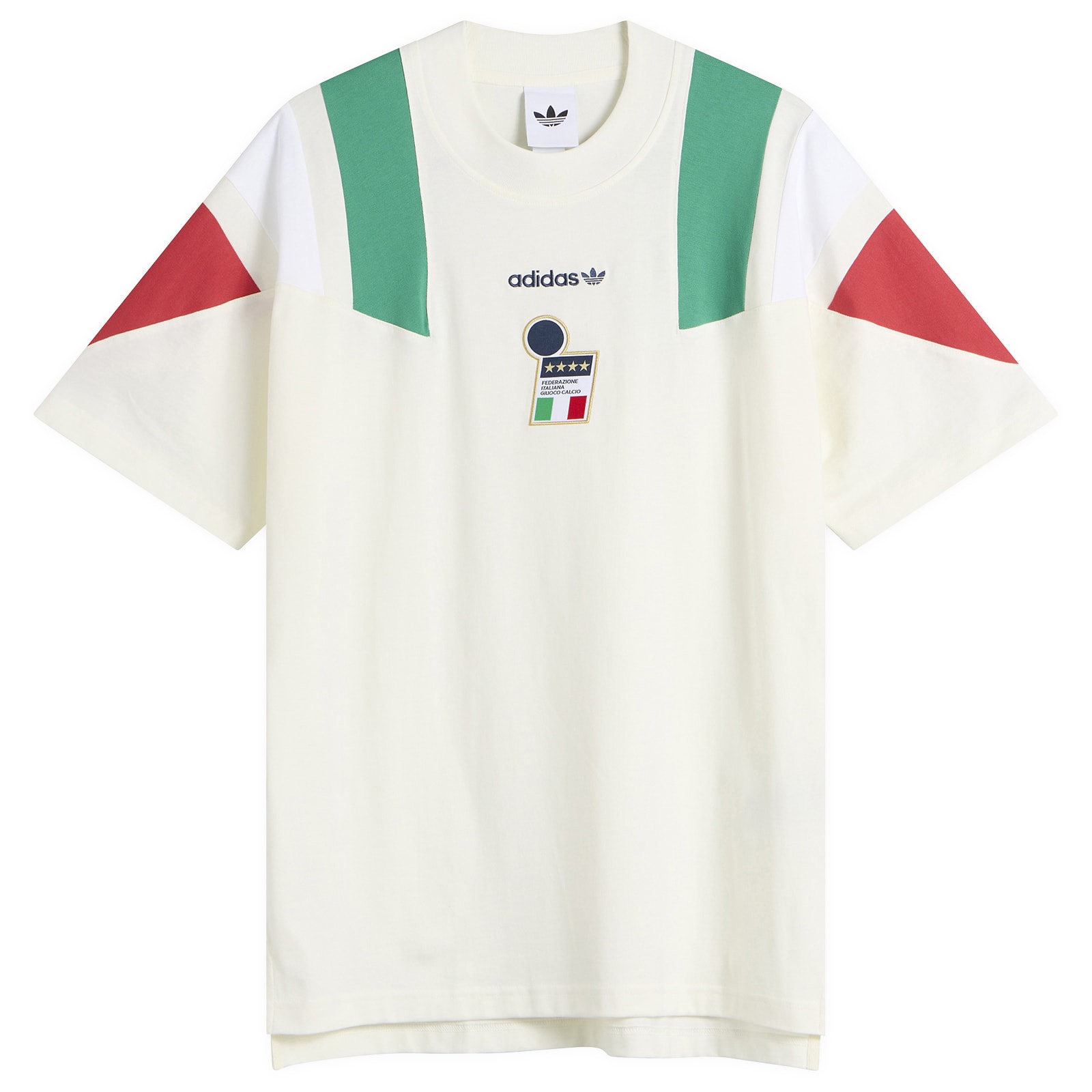Men's FIGC EQT T-Shirt Off White