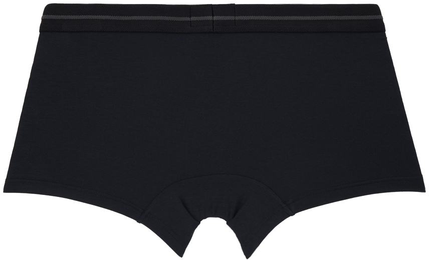 Navy striped boxer briefs